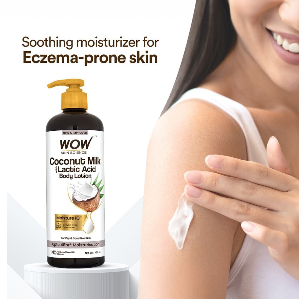 Wow Skin Science Coconut Milk with Lactic Acid Body Lotion : 400 ml