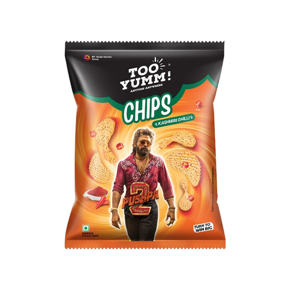 Too Yumm Kashmiri Chilli Potato Chips : 82 g