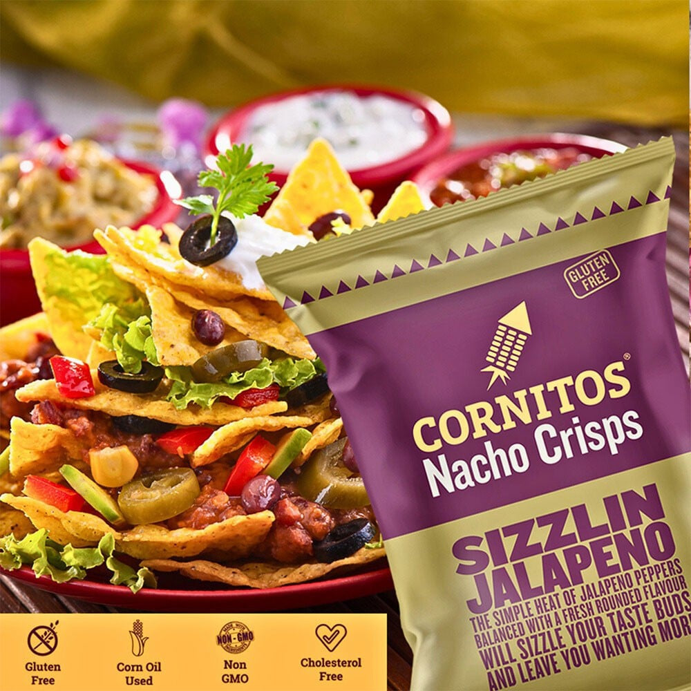 Cornitos Sizzlin Jalapeno Nachos : 150 g