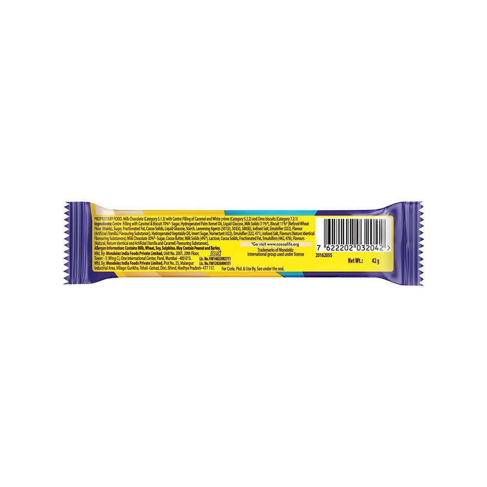 Cadbury 5 Star Oreo Chocolate Filled Bar : 42 g