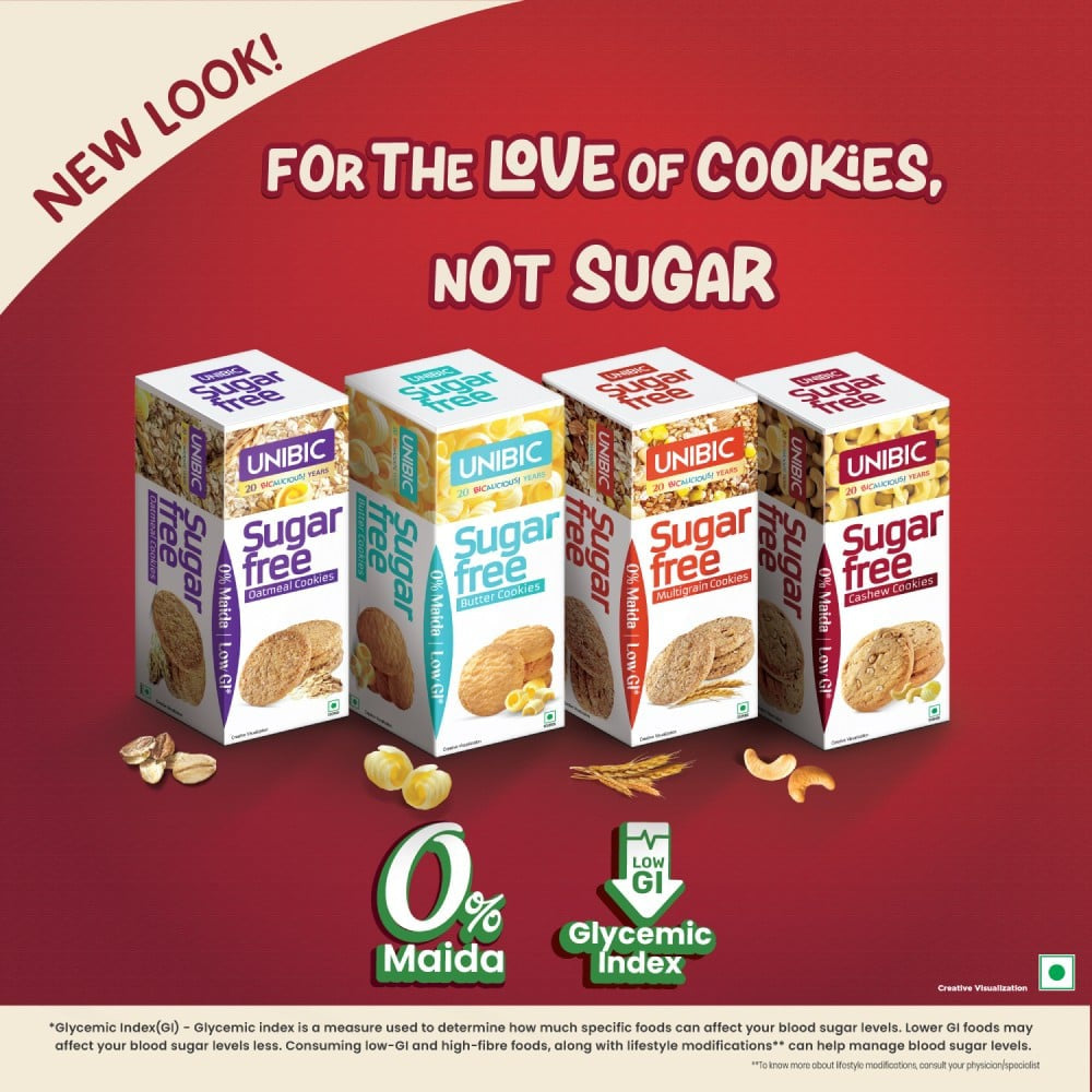Unibic Sugar Free Multigrain Cookies : 75 g