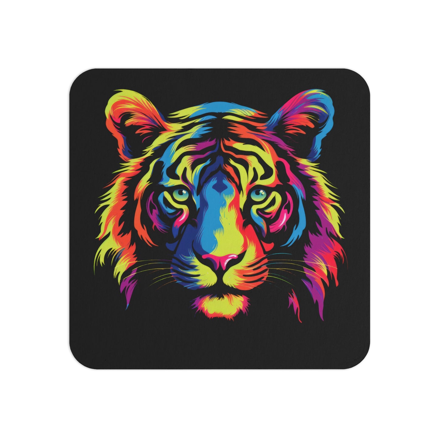 Abstract - Tiger: Printed Coaster Set (Set of 4) - Prithvi Enterprises