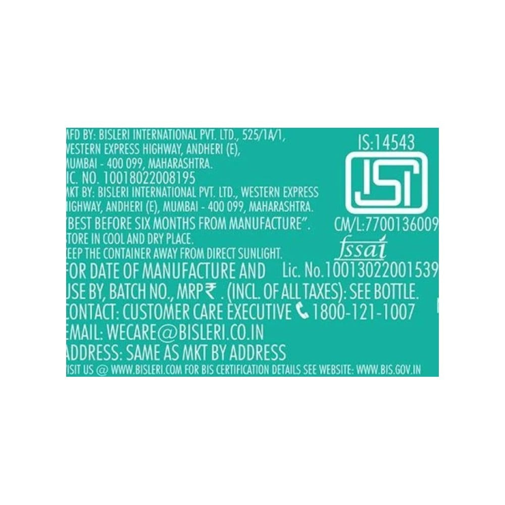 Bisleri Packaged Water - Pack of 48 : 1 pack (48 x 250 ml)