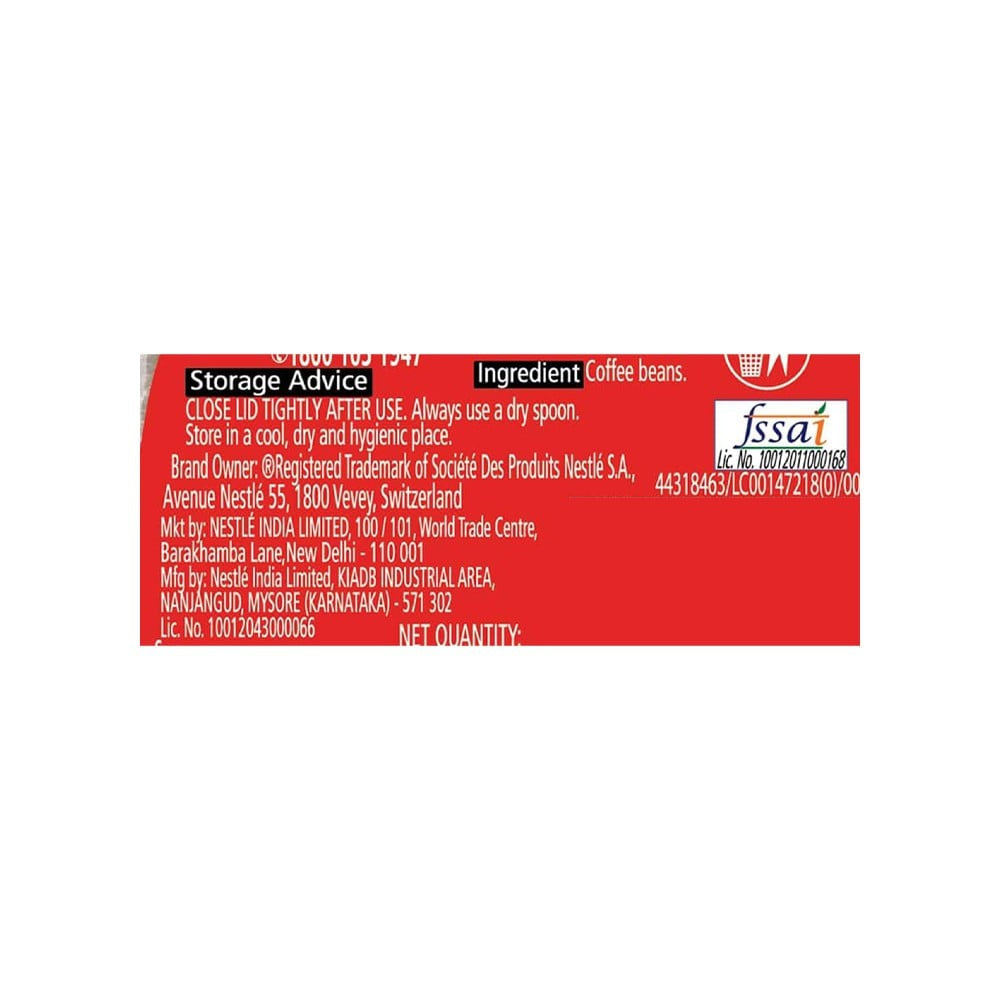 Nescafe Classic - Instant Coffee Powder - 100% Pure Coffee : 45 g