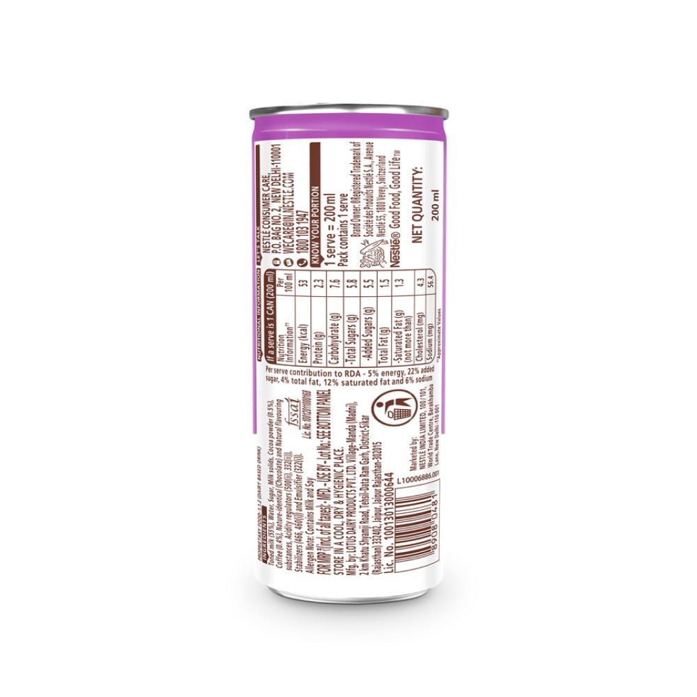 Nescafe Cafe Style Cold Coffee, Choco Latte : 200 ml