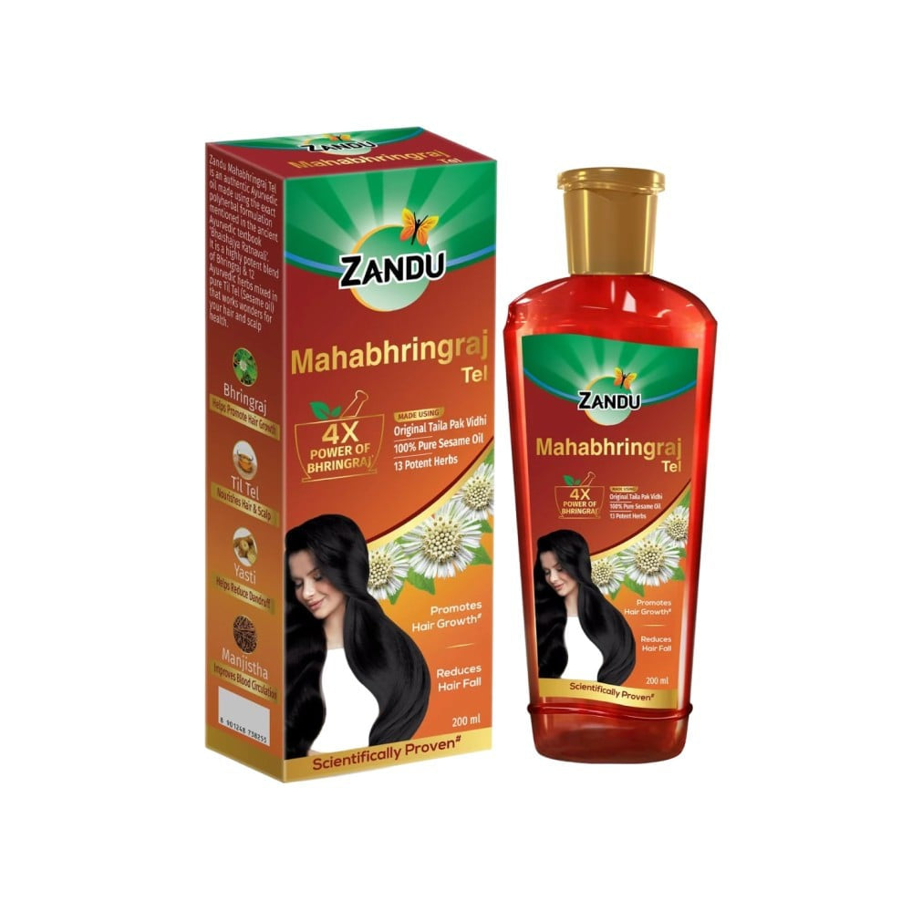 Zandu Mahabhringraj Ayurvedic Hair Oil : 200 ml