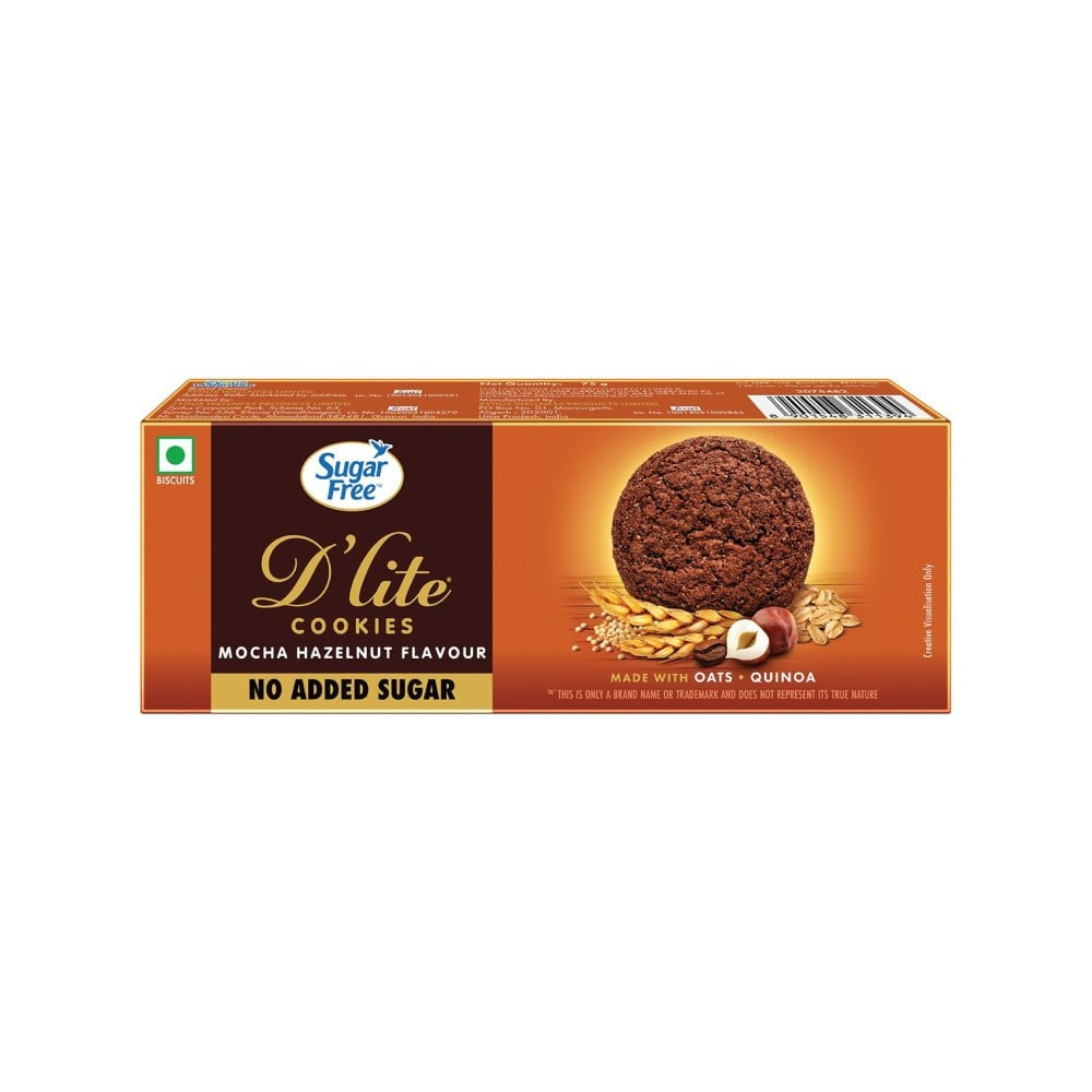 Sugar Free D'Lite Mocha Hazelnut Cookies : 75 g