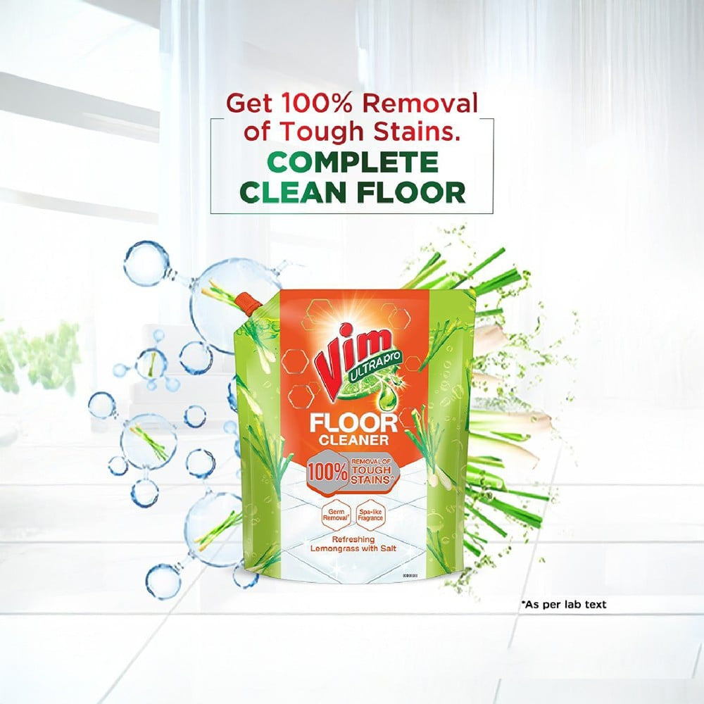 Vim Ultra Pro Lemongrass Floor Cleaner : 1.8 ltr