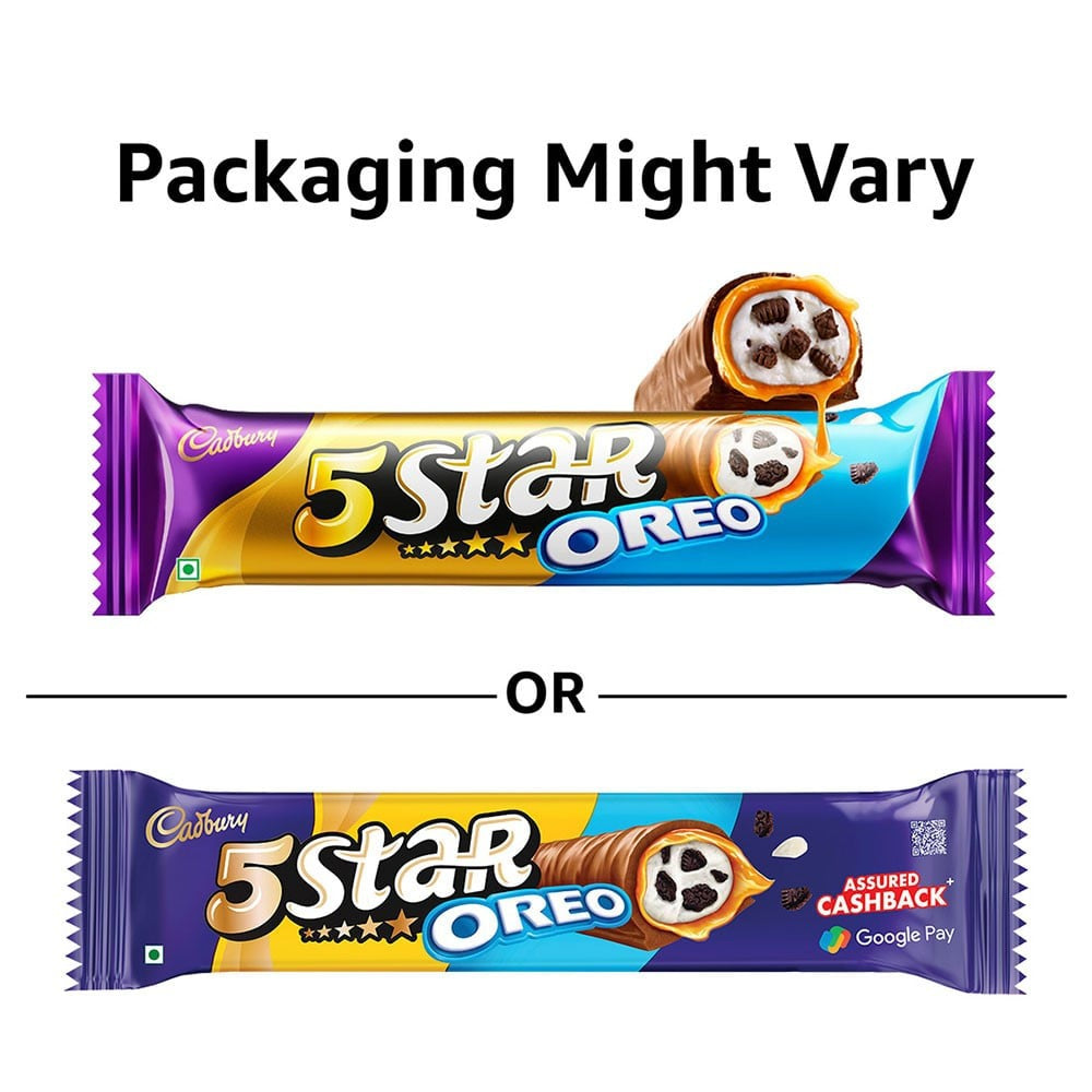 Cadbury 5 Star Oreo Chocolate Filled Bar : 42 g