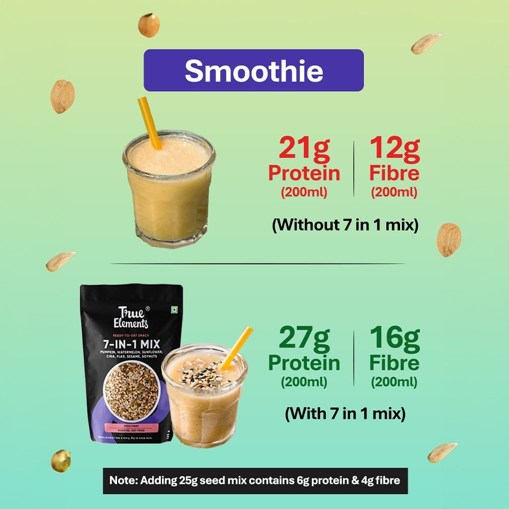 True Elements 7 in 1 Super Nut and Seeds Mix : 250 g