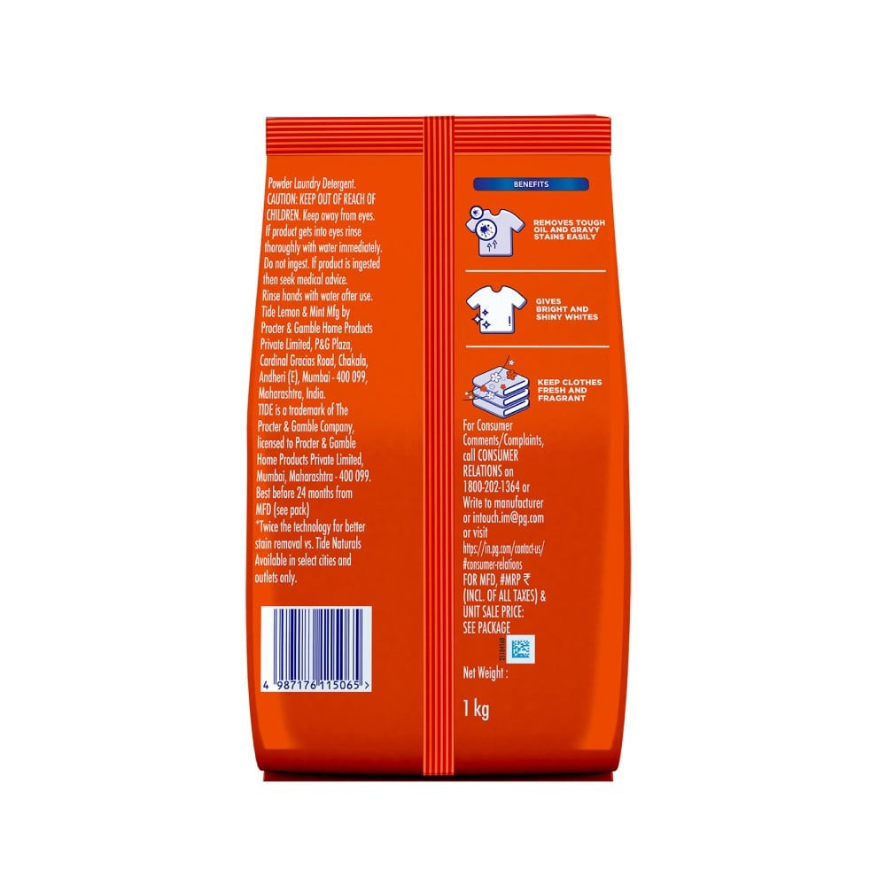 Tide Plus Double Power Detergent Powder : 1 kg