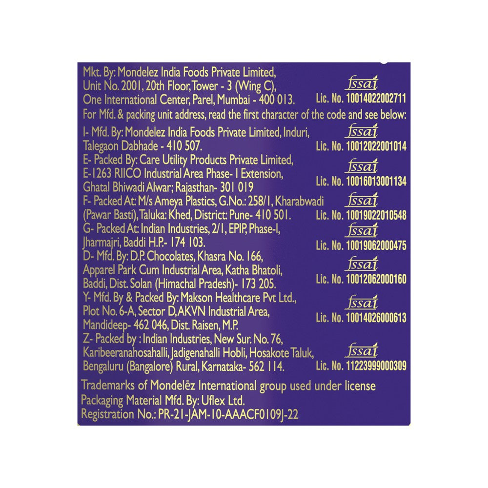 Cadbury Dairy Milk Minis Home Treats Milk Chocolate Pack : 91 g