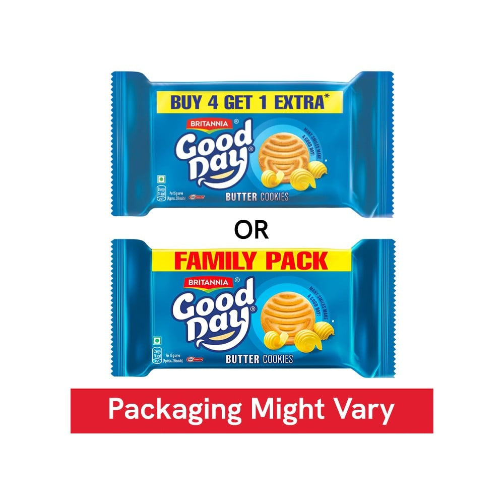 Britannia Good Day Butter Biscuit - Pack of 2 : 2 x 600 g