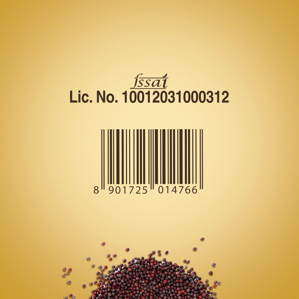 Aashirvaad Pure Whole Mustard Seeds : 200 g
