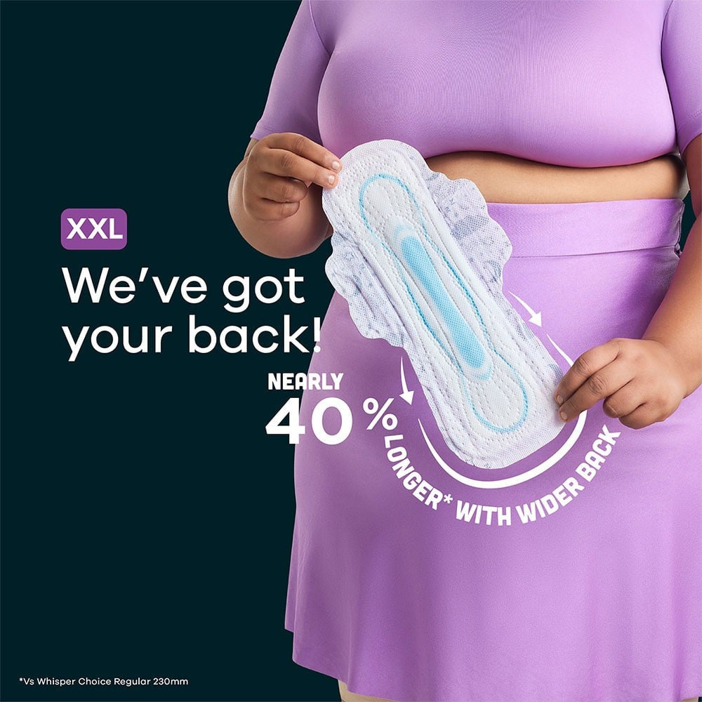 Whisper Ultra Bindaz Nights Sanitary Pads : 30 pieces