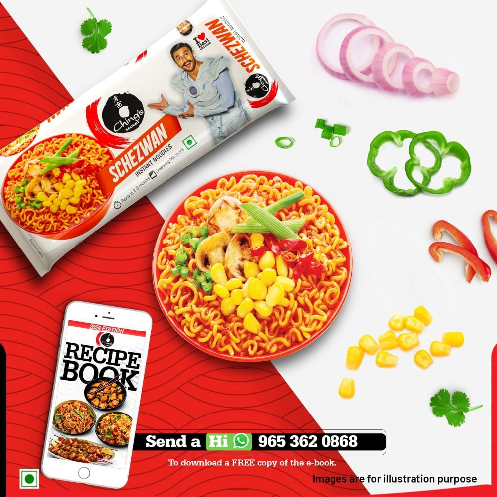 Ching's Secret Schezwan Flavoured Instant Noodles : 240 g