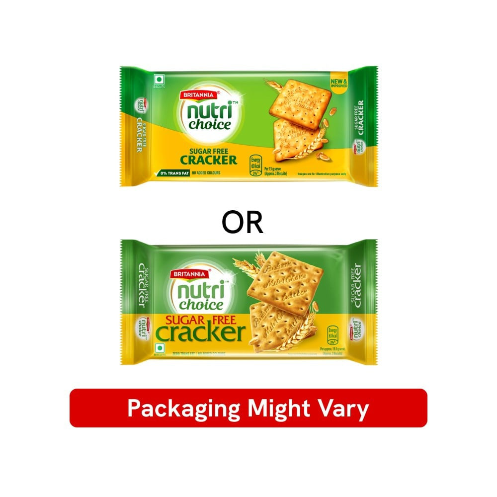 Britannia NutriChoice Sugar Free Healthy & Digestive Cracker : 295 g
