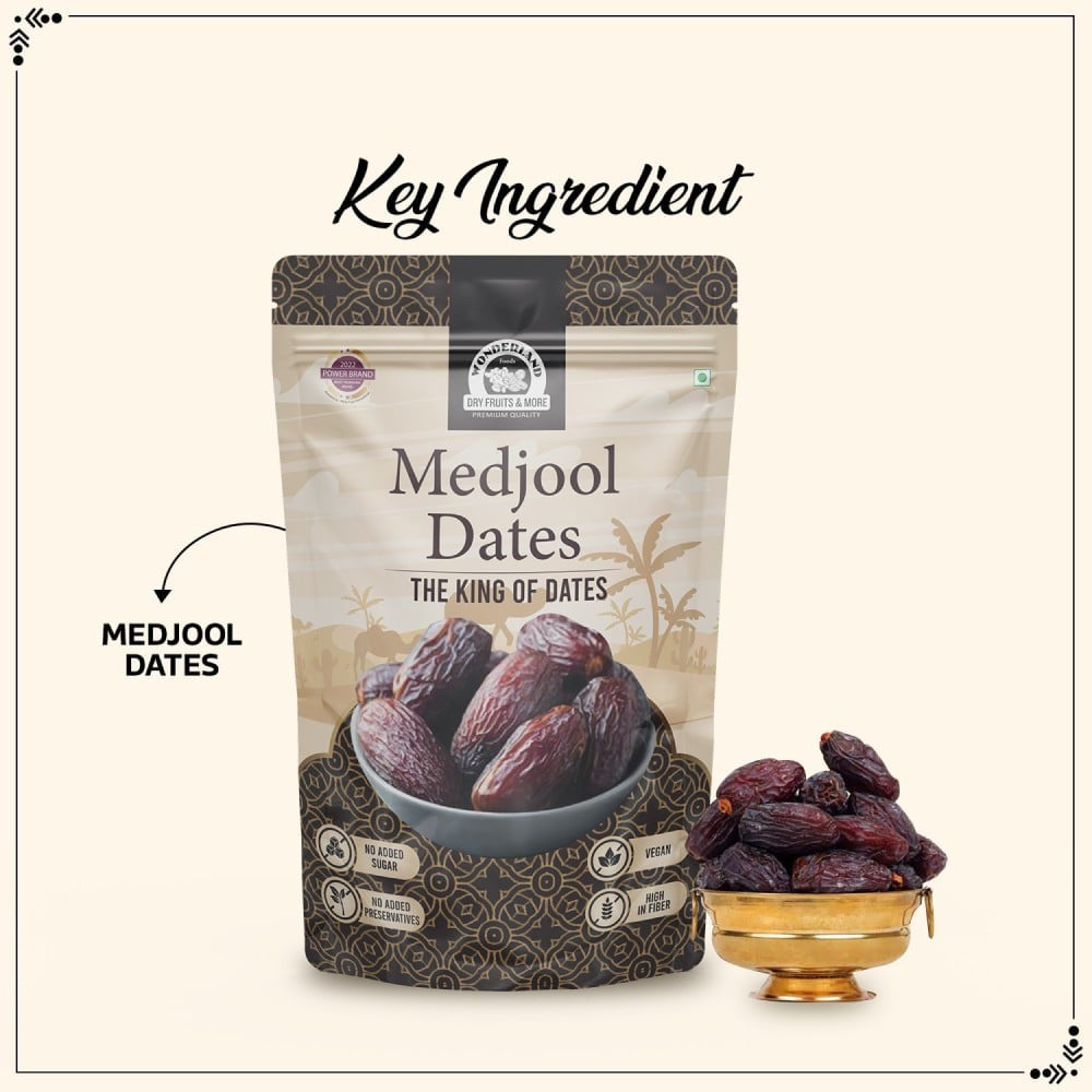 Wonderland Foods Medjool Dates (Khajur) : 200 g