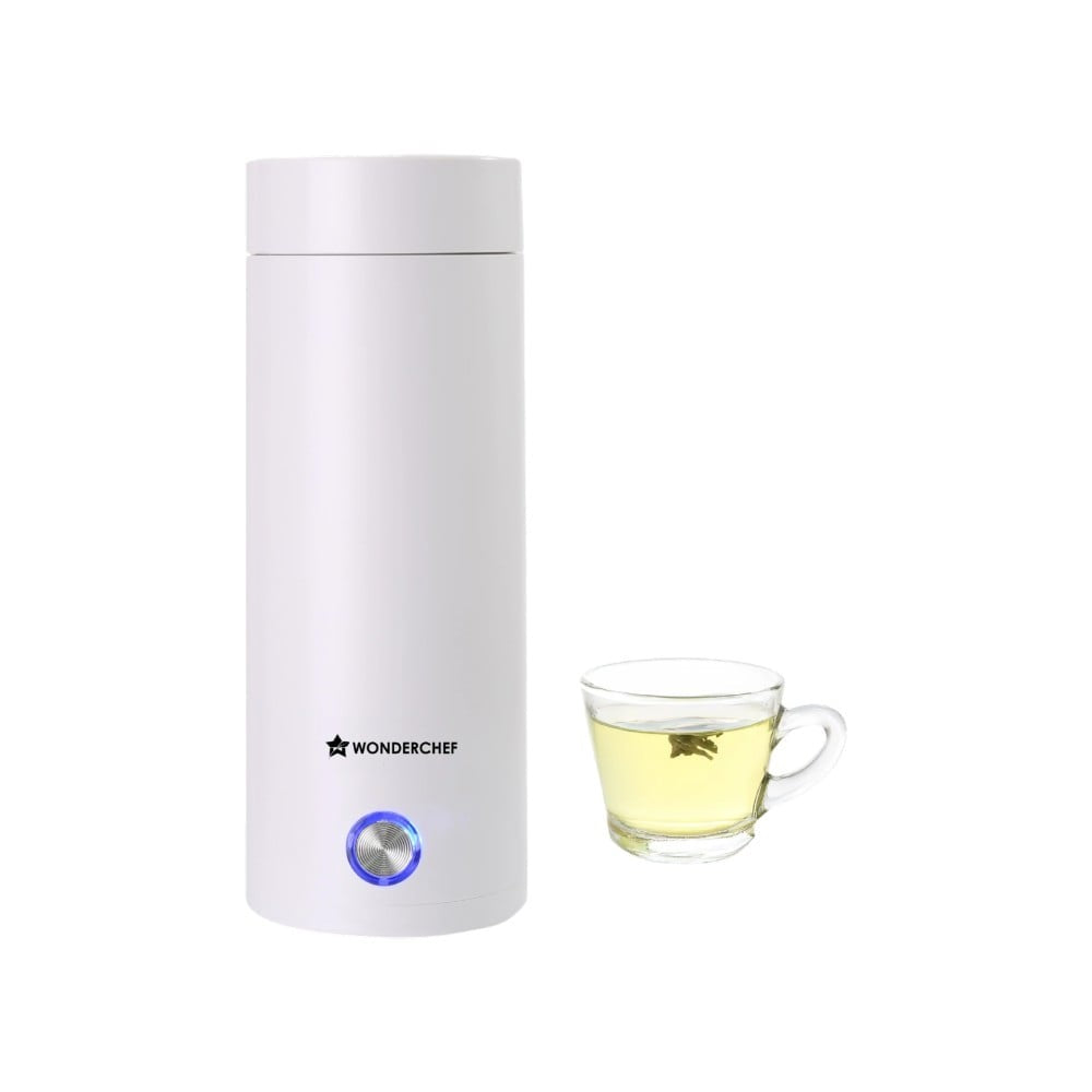 Wonderchef Crescent Travel Electric Kettle (320 W, White) : 1 unit