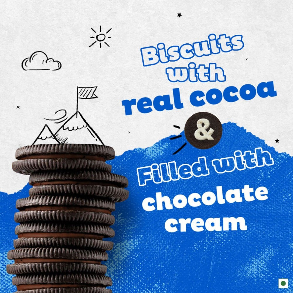 Cadbury Oreo Pokemon Chocolate Flavour Sandwich Cream Biscuits : 131.25 g