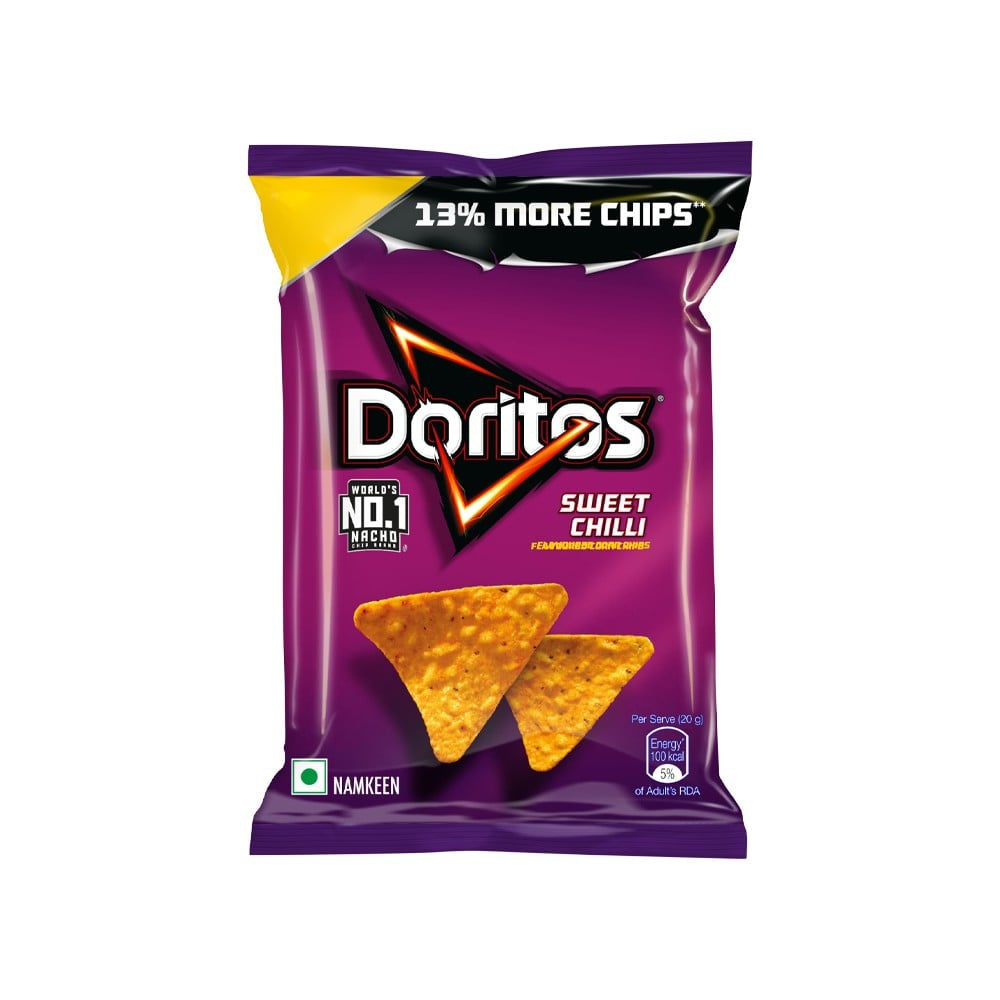 Doritos Sweet Chilli Flavour Nachos : 56 g