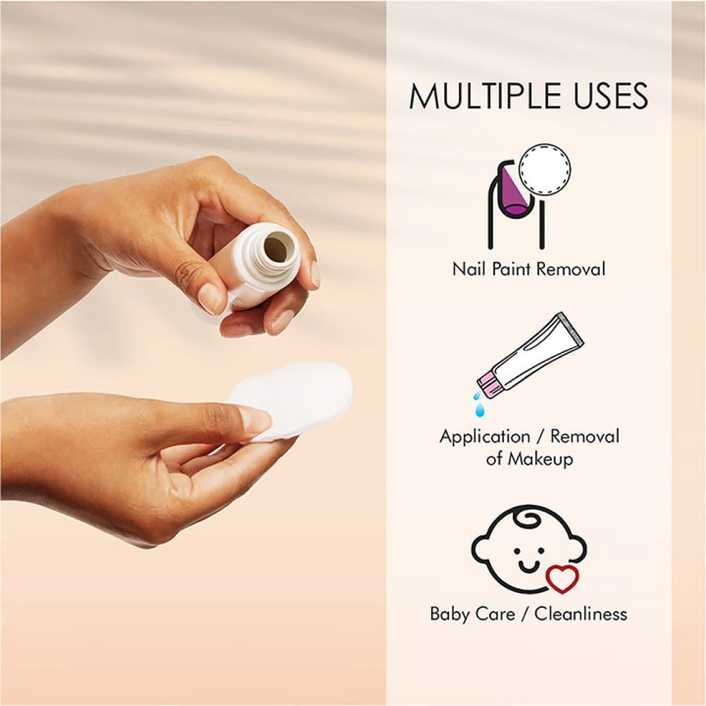 Tulips Cotton Pads : 1 pack (100 pieces)