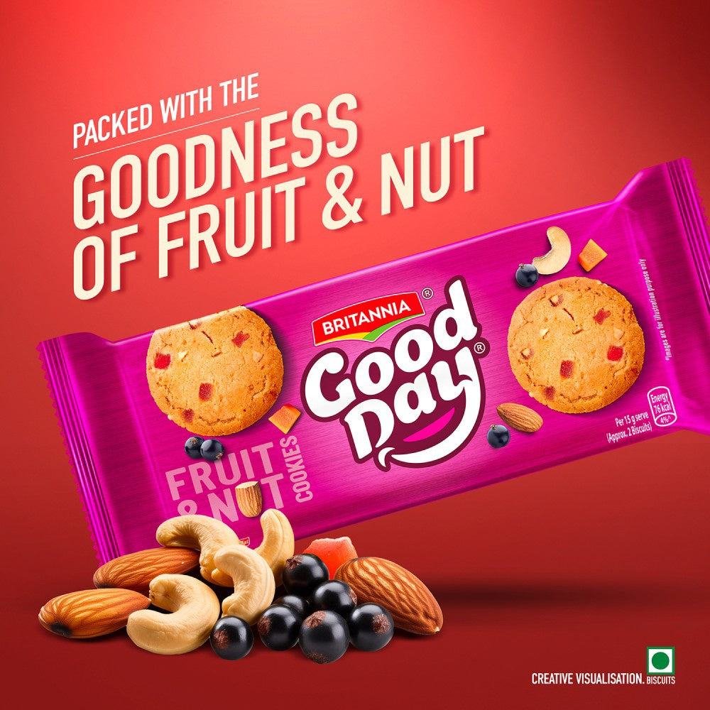 Britannia Good Day Fruit & Nut Cookies : 450 g