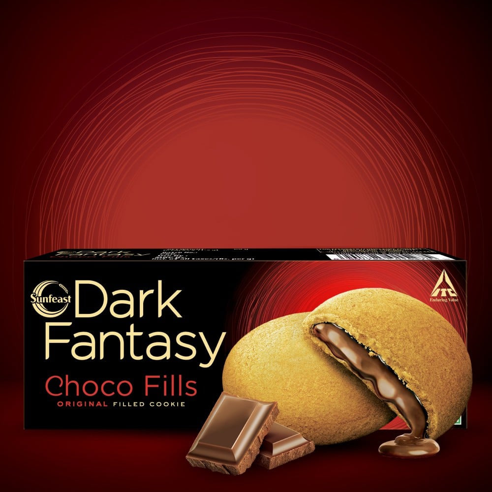 Sunfeast Dark Fantasy Biscuit - Choco Fills Cookies : 69 g