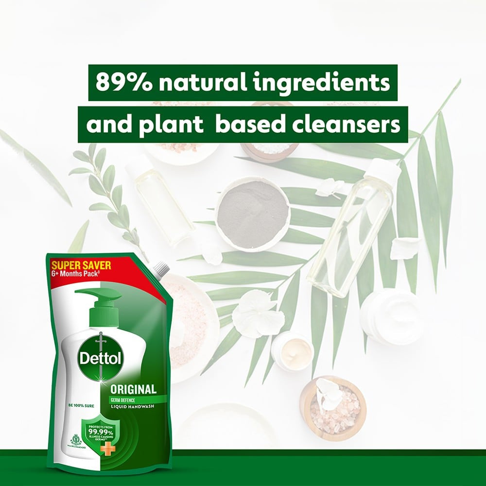 Dettol Original Hand Wash Refill 675 ml - Pack of 2 : 2 x 675 ml