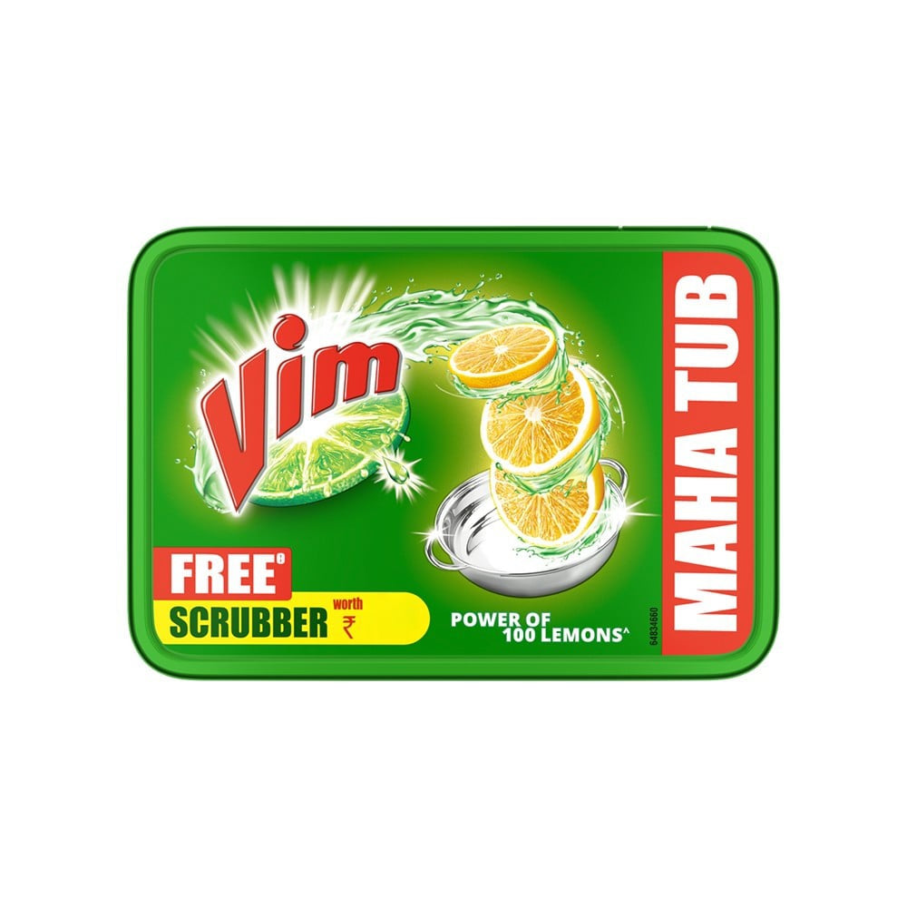 Vim Lemon Tub Dishwashing Tub : 500 g