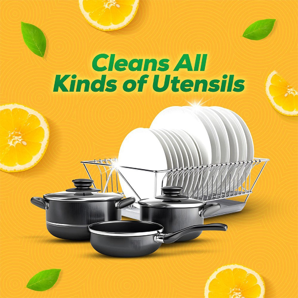 Vim Lemon Dishwash Gel with Tropical Lemon Freshness : 3.2 ltr