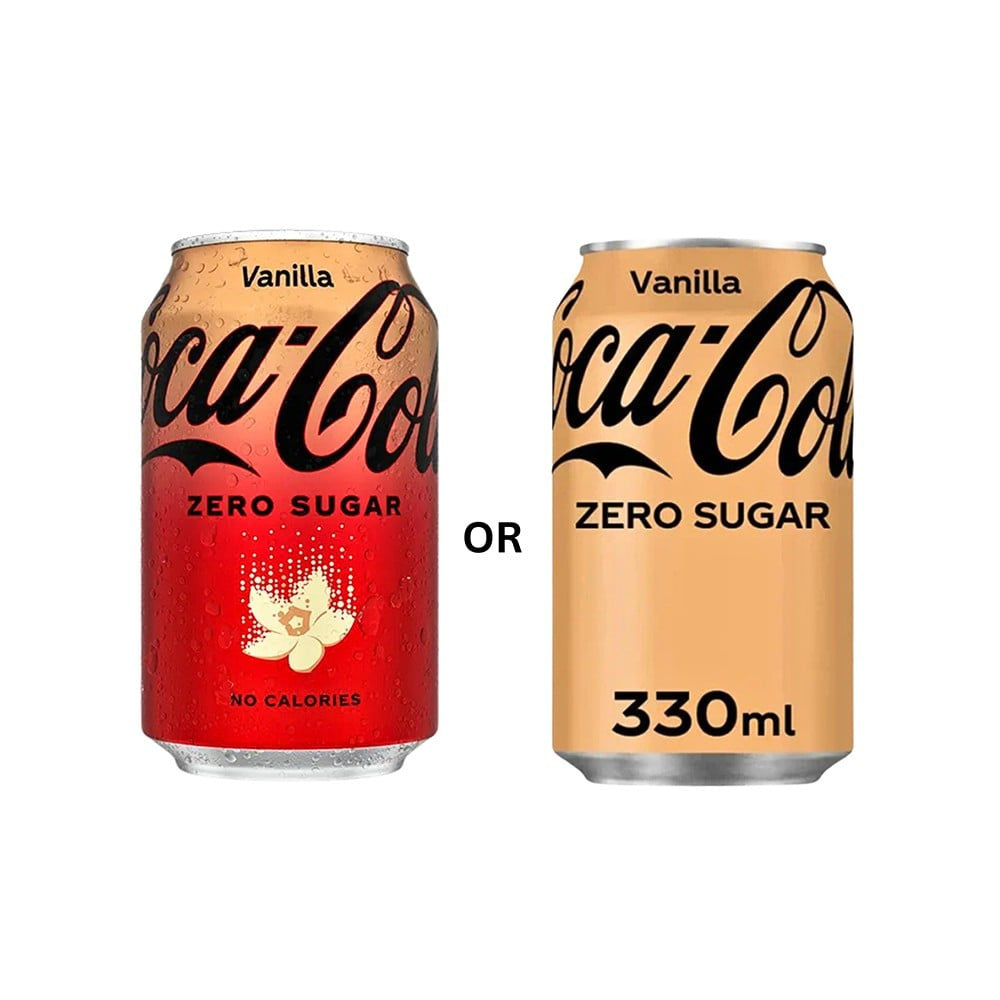 Coca-Cola Vanilla Soft Drink (Zero Sugar) : 330 ml