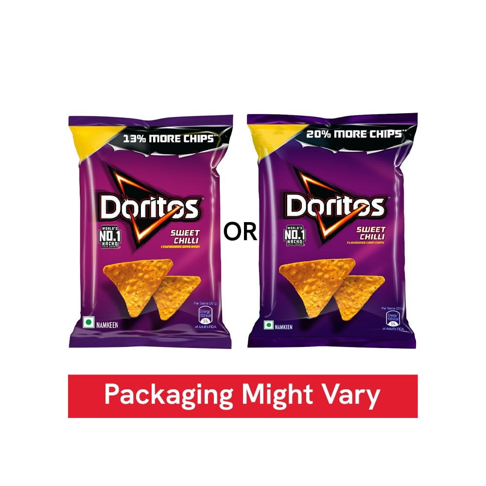 Doritos Sweet Chilli Flavour Nachos : 56 g