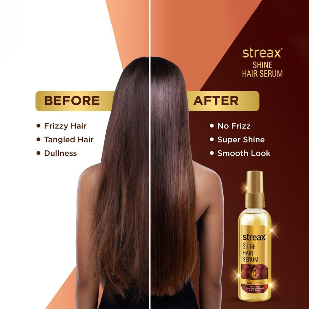Streax Hair Serum Vitalised with Walnut Oil : 100 ml