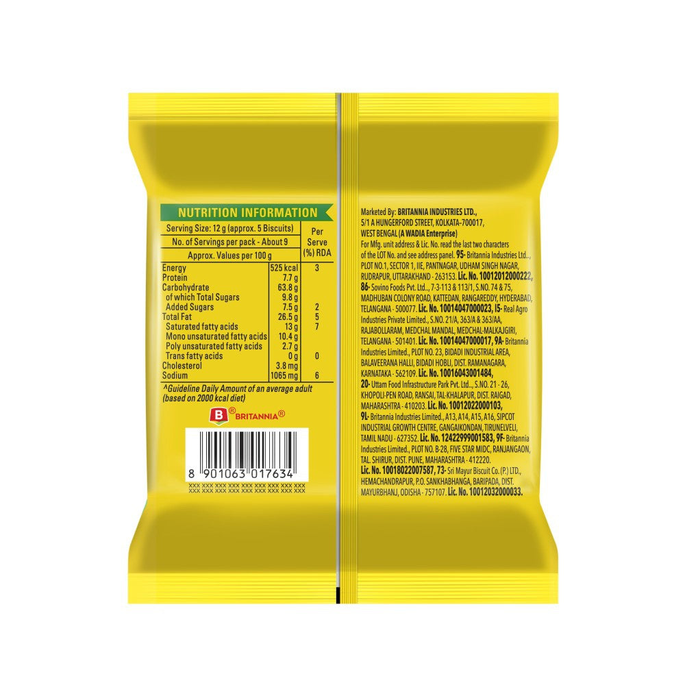 Britannia 5050 Maska Chaska Biscuit : 105 g