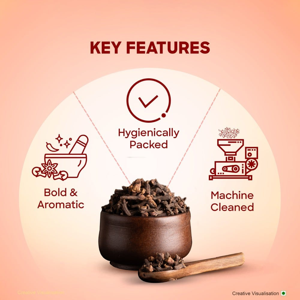 Aashirvaad Pure Whole Clove Whole (Laung) : 50 g