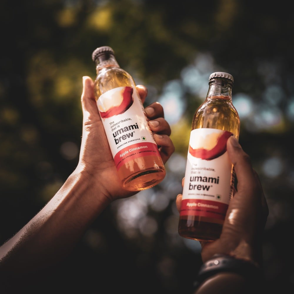 Umami Brew Sparkling Kombucha (Apple Cinnamon) : 250 ml