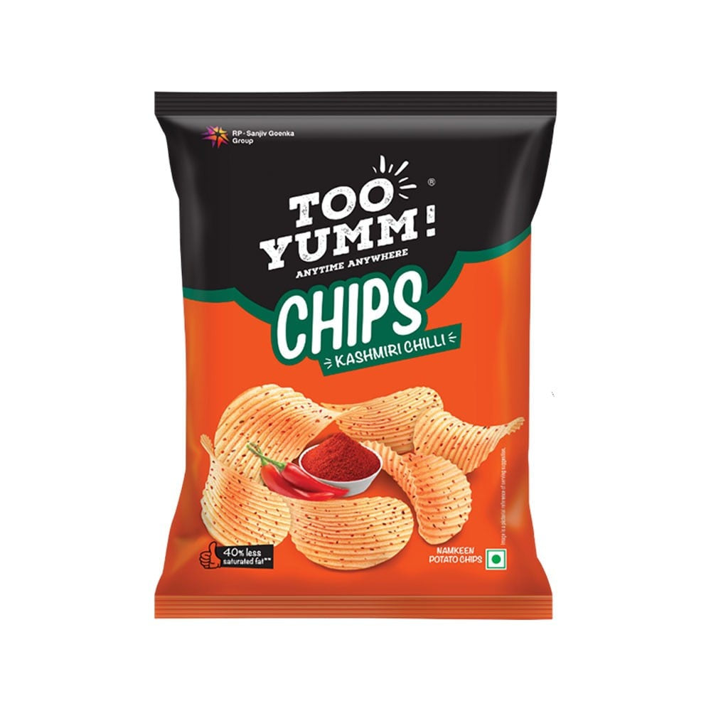 Too Yumm Kashmiri Chilli Potato Chips : 82 g