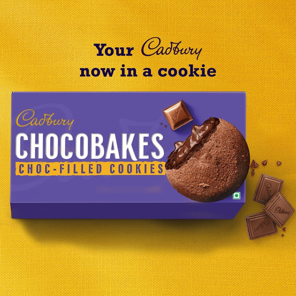 Cadbury Chocobakes Choc Filled Cookies : 150 g (12 pieces)
