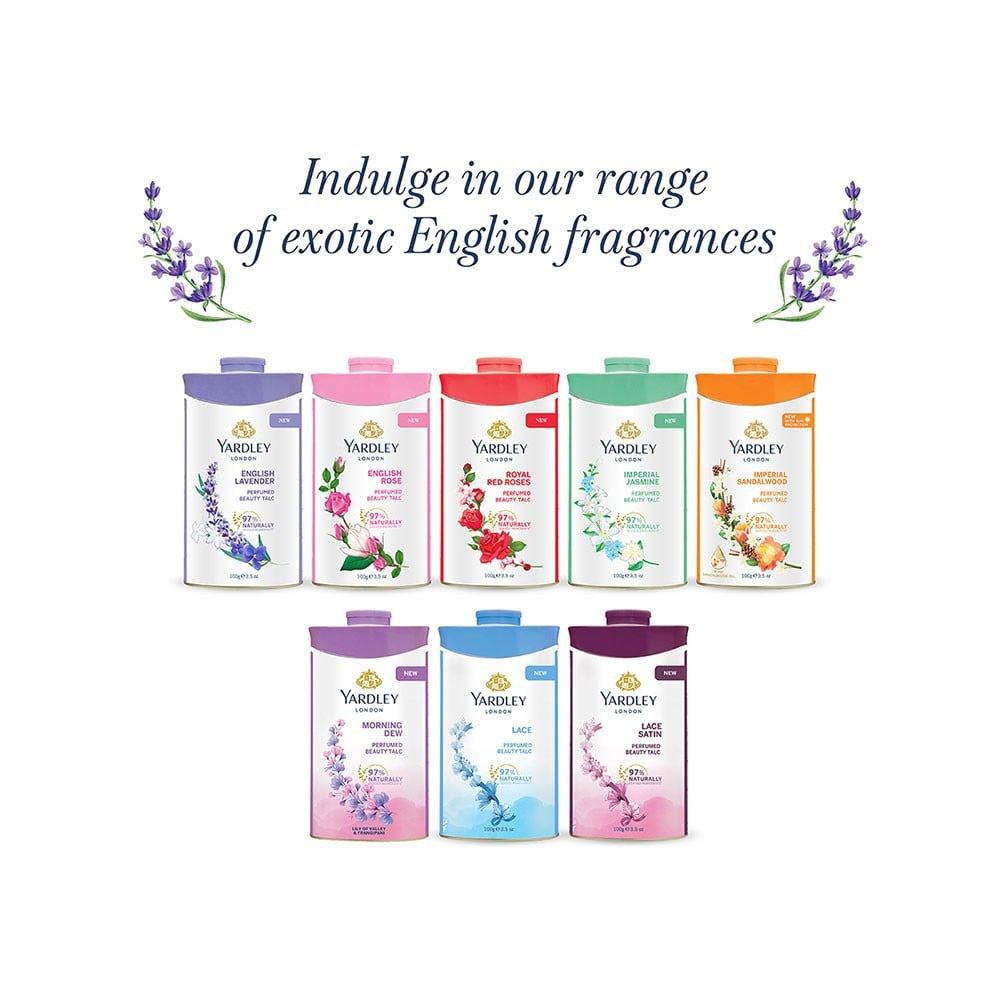 Yardley London Morning Dew Perfumed Talcum Powder : 250 g