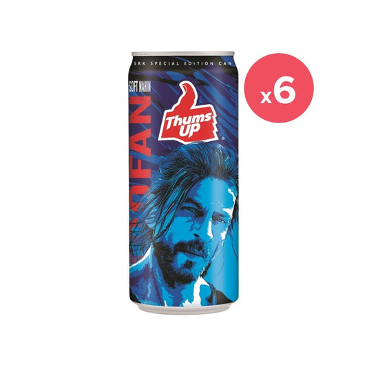 Thums Up Cola Soft Drink (300 ml) - Pack of 6 : 6 x 300 ml