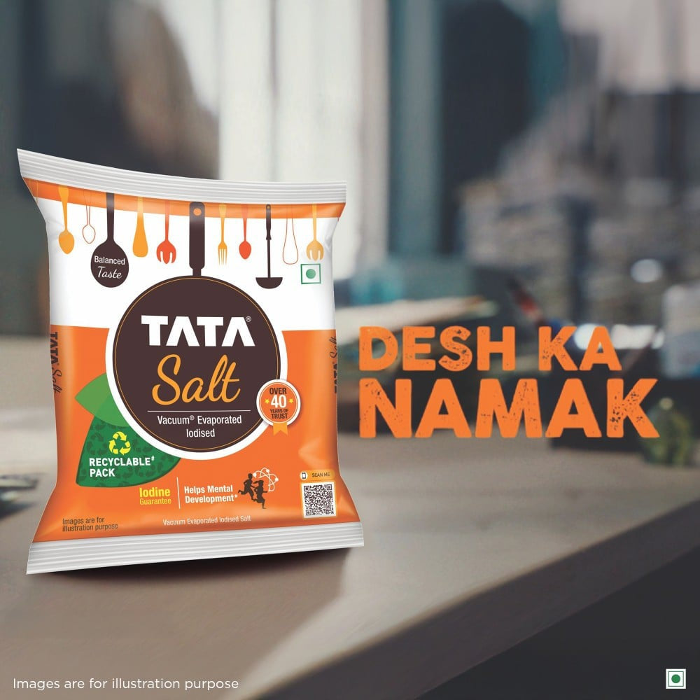 Tata Salt (Vacuum Evaporated Iodised) : 1 kg