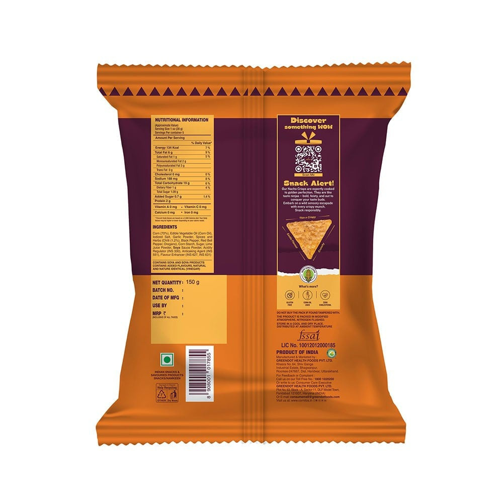 Cornitos Peri Peri Nachos : 150 g
