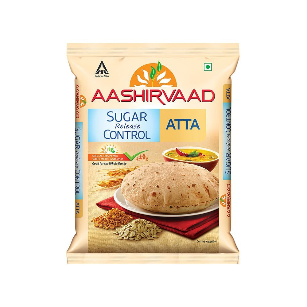 Aashirvaad Sugar Release Control Atta : 5 kg