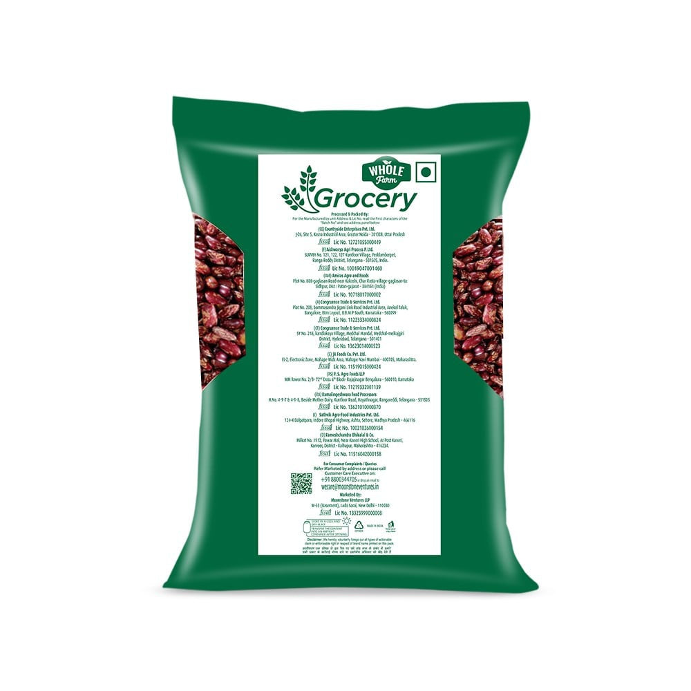 Whole Farm Grocery Rajma Chitra : 500 g