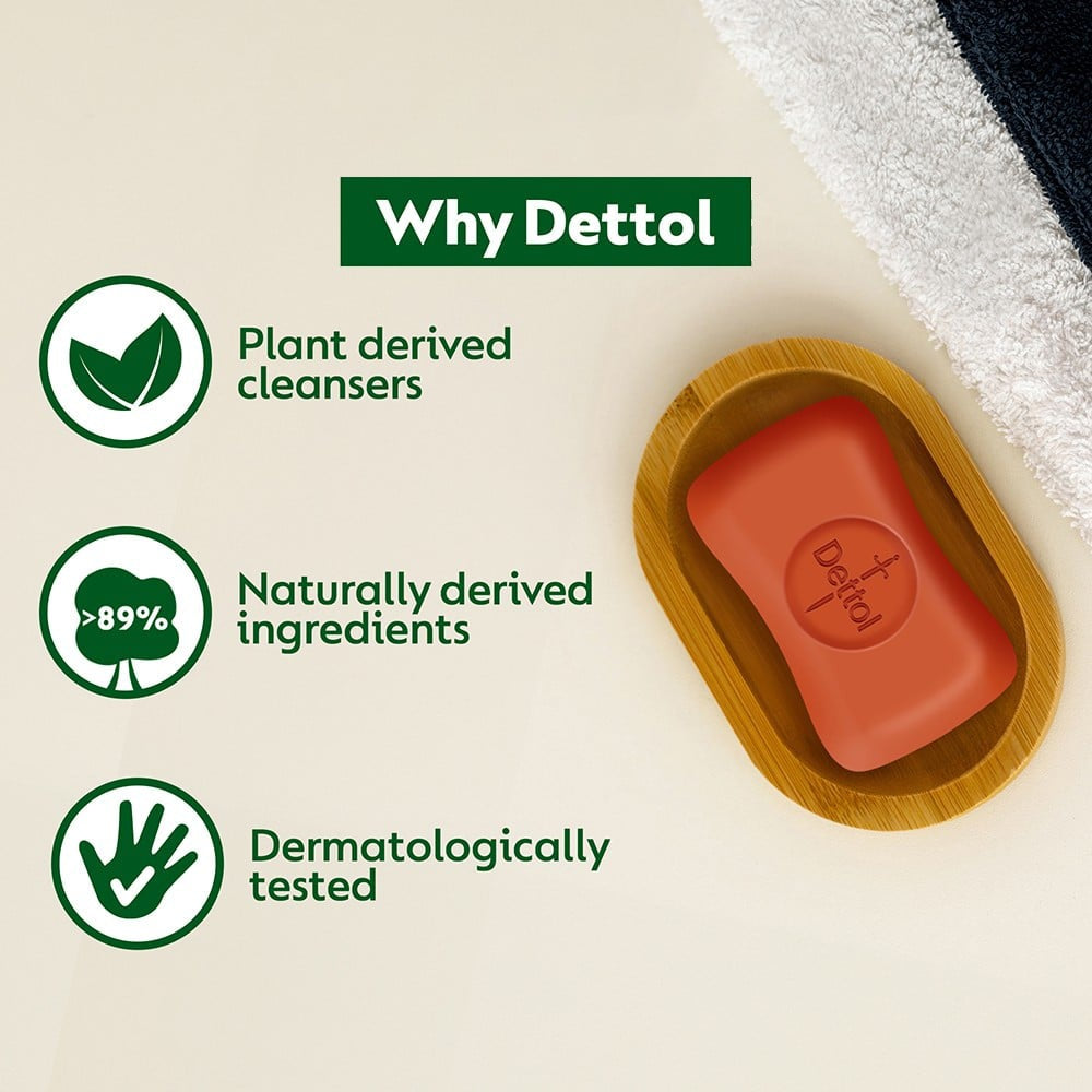 Dettol Original Germ Protection Bathing Bar : 6 x 150 g