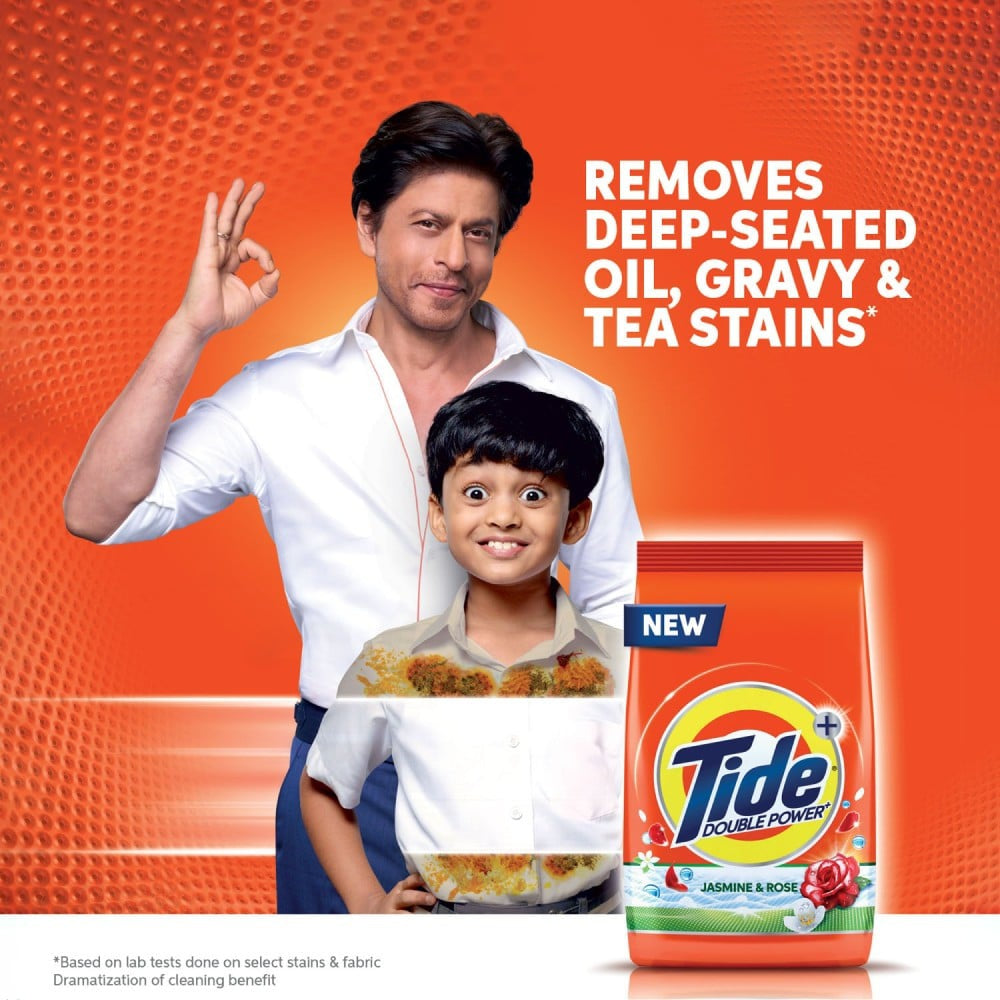 Tide Plus Double Power Detergent Powder : 1 kg
