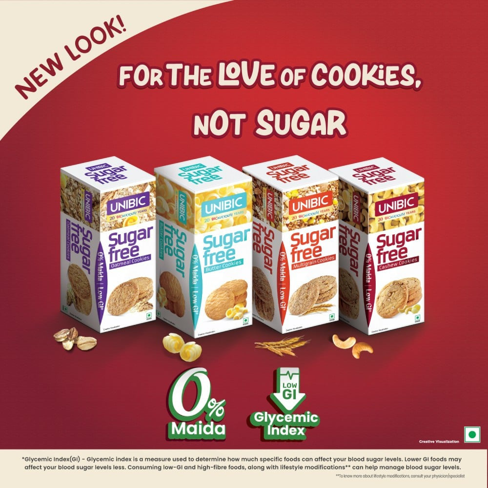 Unibic Sugar Free Oatmeal Cookies : 75 g