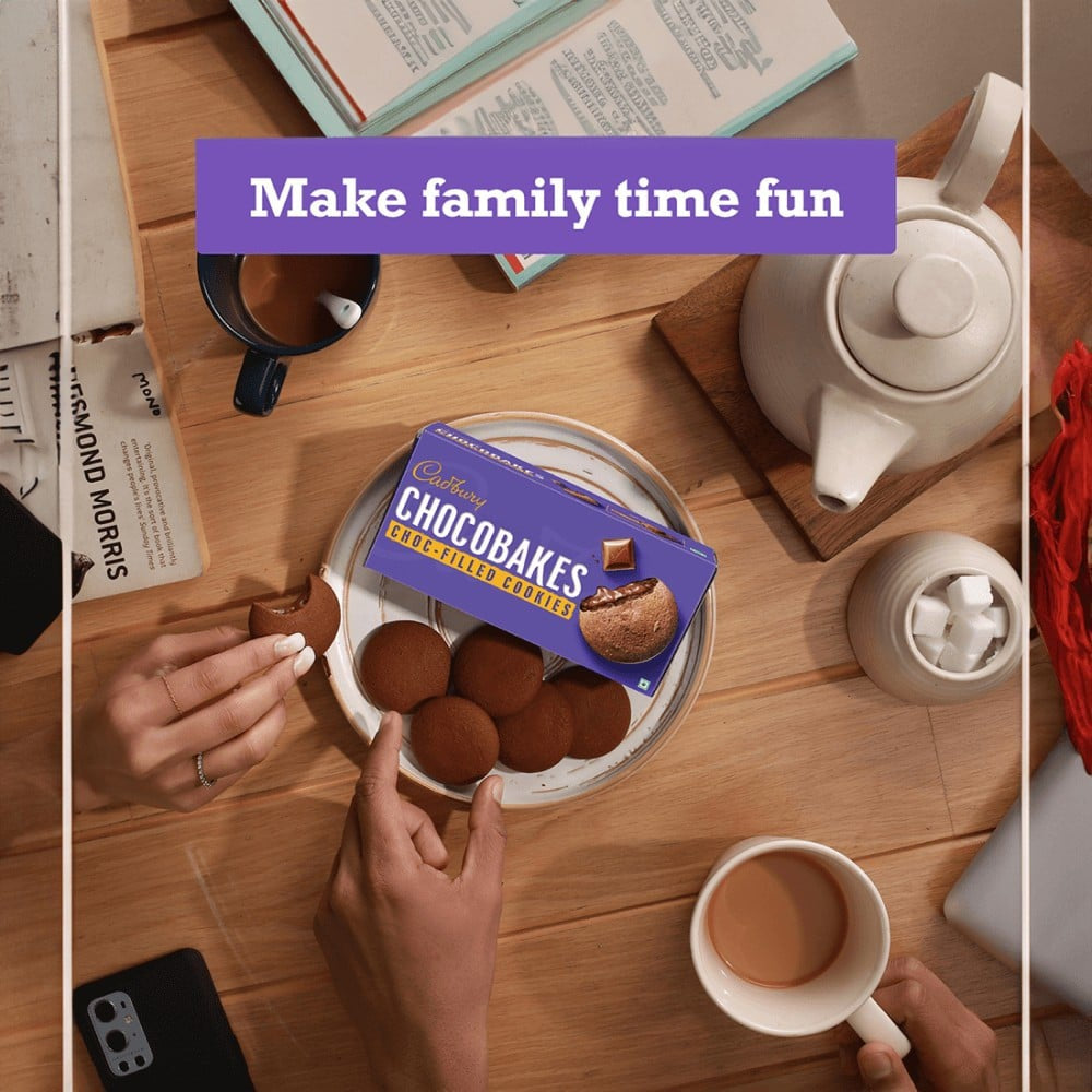 Cadbury Chocobakes Choc Filled Cookies : 150 g (12 pieces)