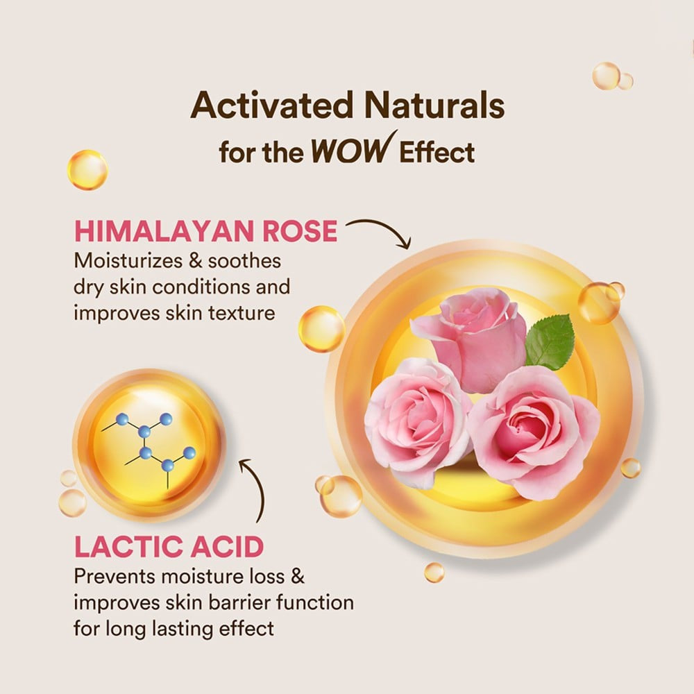 Wow Skin Science Himalayan Rose with Lactic Acid Body Lotion : 400 ml